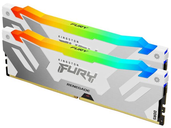 KINGSTON Memory KF572C38RWAK2-32  FURY Renegade WHITE RGB DDR5