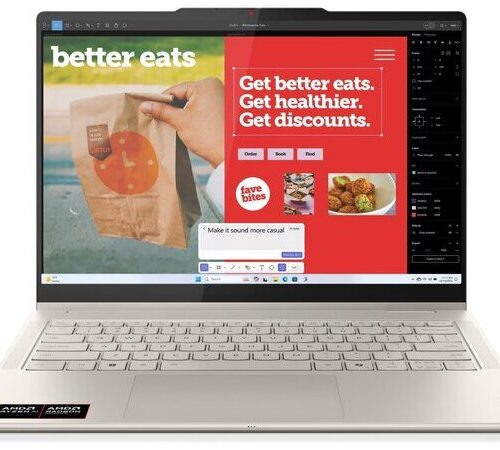 LENOVO Laptop Yoga 7 2-in-1 14AKP10 14'' 2.8K OLED/Ryzen AI 7-350/32GB/1TB/AMD Radeon Graphics/Win 11 Home/3Y Premium/Seashell LENOVO Laptop Yoga 7 2-in-1 14AKP10 14'' 2.8K OLED/Ryzen AI 7-350/32GB/1TB/AMD Radeon Graphics/Win 11 Home/3Y Premium/Seashell