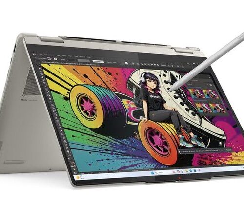 LENOVO Laptop Yoga 7 2-in-1 14AKP10 14'' 2.8K OLED/Ryzen AI 7-350/32GB/1TB/AMD Radeon Graphics/Win 11 Home/3Y Premium/Seashell