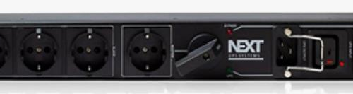 NEXT UPS Systems HotSwap MBS-Rack PDU, BYPASS SWITH, 1U, 16A, 230V, (4)C13 & (1)C19 & (2)C20 /w Rmnts