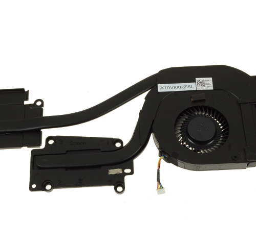 CPU COOLING FAN & HEATSINK ASSEMBLY FOR NB DELL LATITUDE E6540 (AMD RADEON GRAPHICS)