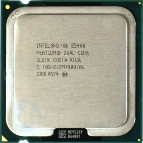 C CPU INTEL PENTIUM E5400 2.70Ghz 2C 2MB LGA775