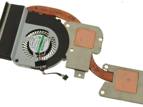 CPU + GPU COOLING FAN & HEATSINK ASSEMBLY FOR NB DELL LATITUDE E6440 (AMD RADEON)