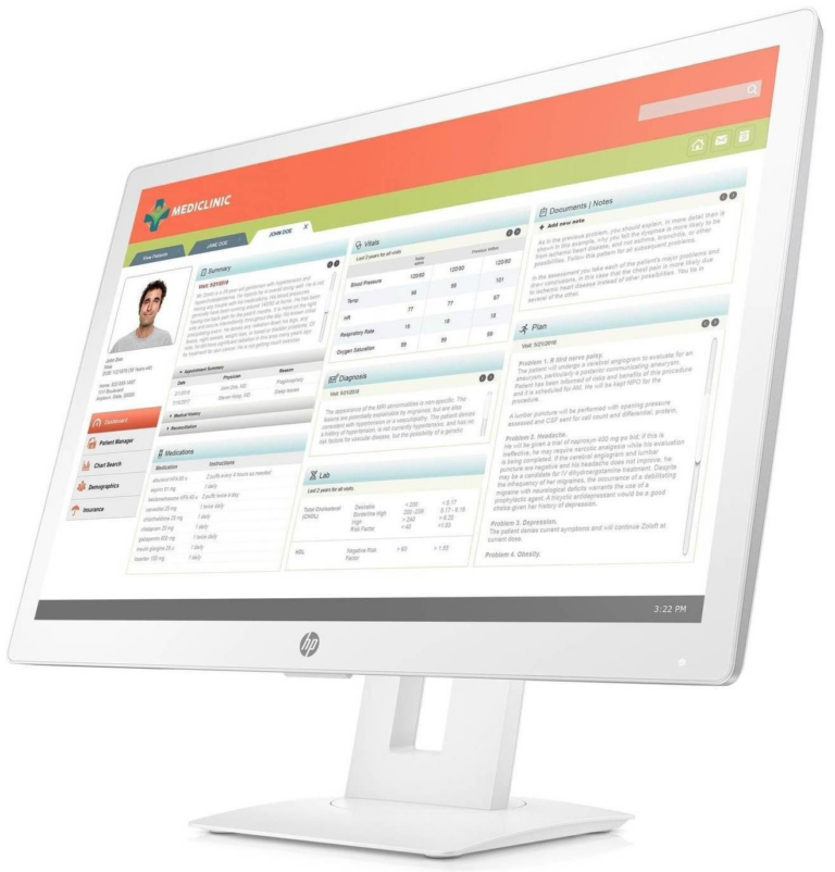 HP Healthcare Edition HC241p Monitor - TWO DOTS