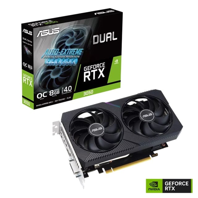 Asus VGA DUAL-RTX3050-O8G-V2, 8GB - TWO DOTS