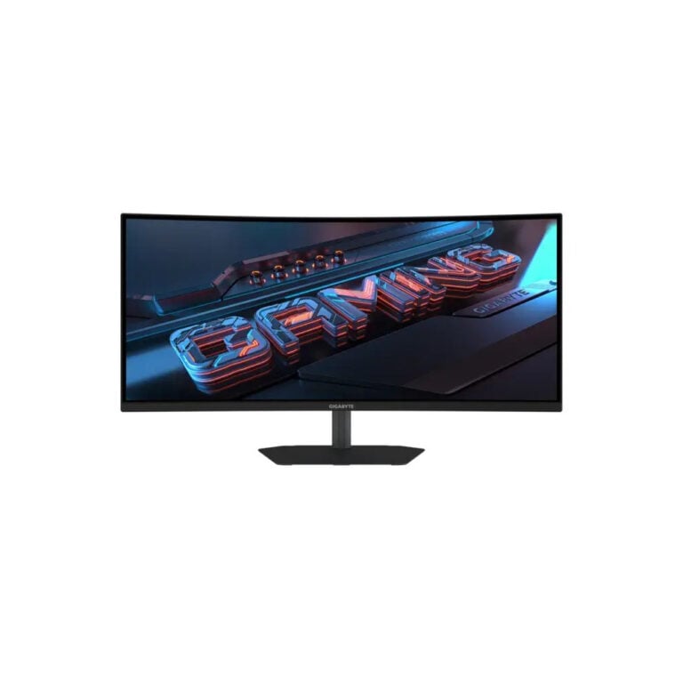 GIGABYTE G34WQC2 34" monitor, 25" IPS, VA 3440 x 1440 (WQHD), 1920 x 1080 (FHD)