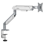 ANDA SEAT Monitor ARM / Stand A9 Silver White , Weight Capacity: 2-15kg