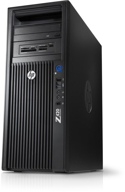HP Z420 Xeon E5-1620 (4-Cores)/8GB/240GB SSD/1TB HDD/DVDRW/Quadro K600 1GB
