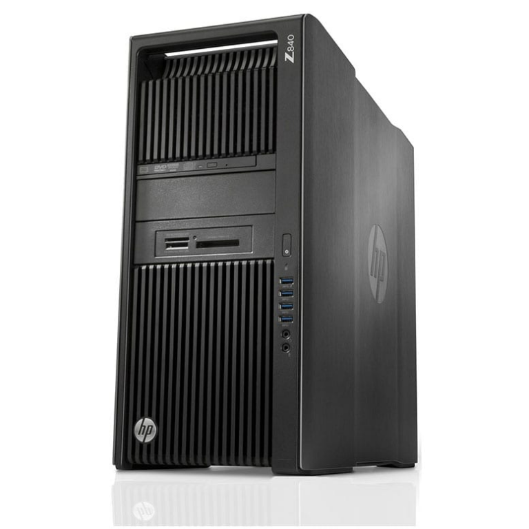 HP Z840 Xeon E5-2643v2 (6 cores)/16GB/256GB SSD/1TB HDD/DVDRW/Quadro K1200 4GB