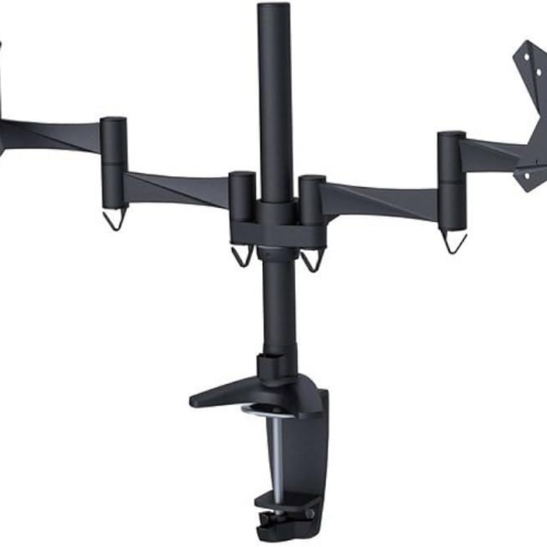 6257743d-b0e3-4455-ade1-f618bf59b489 Newstar Flat Dual Screen Arm Desk Mount