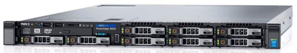Dell Poweredge R630 (8xSFF) 2 x Xeon E5-2620 v3 (6-Cores)/32GB/H730-1GB/2x750W/No Rails