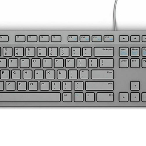 Dell KB216 Multimedia Keyboard Wired USB Grey French New Open Box