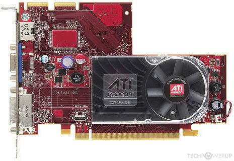 VGA AMD RADEON HD 2400 XT 256MB GDDR3 (1) DMS-59 PCI-e L.P.