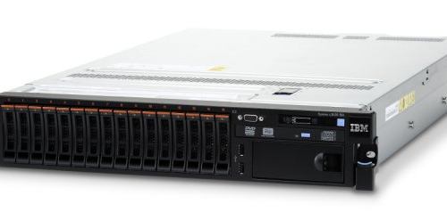 Lenovo X3650 M4 (8xSFF) 2 x Xeon E5-2620 (6-Cores)/32GB/DVD/2x550W/No Rails