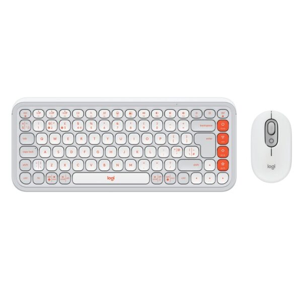 LOGITECH Keyboard/Mouse POP Icon Combo White LOGITECH Keyboard/Mouse POP Icon Combo White