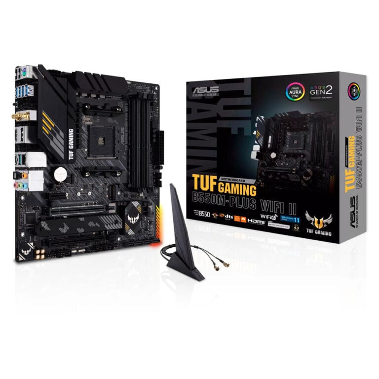 ASUS TUF GAMING B550M-PLUS WIFI II μητρική AM4 mATX Wi‑Fi 6