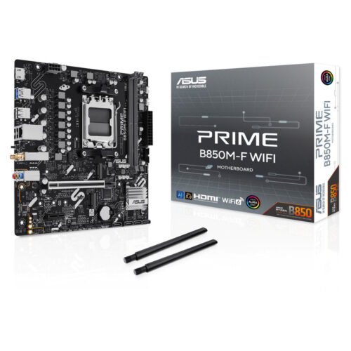 ASUS PRIME B850M-F WIFI μητρική AM5 (AMD B850, DDR5, Wi‑Fi) – OKT-90MB1N80-M0EAY0 – TWO DOTS