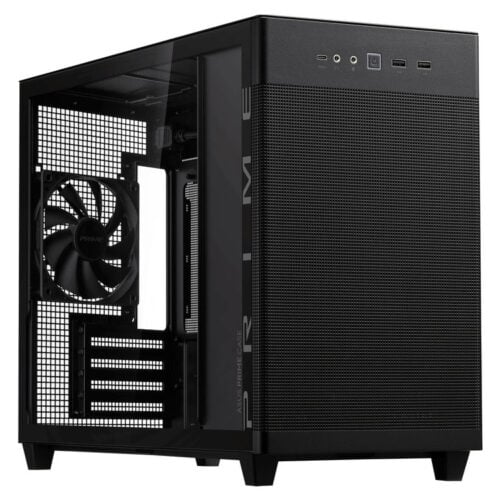 ASUS CASE Prime AP201 Tempered Glass MicroATX Black ASUS CASE Prime AP201 Tempered Glass MicroATX Black