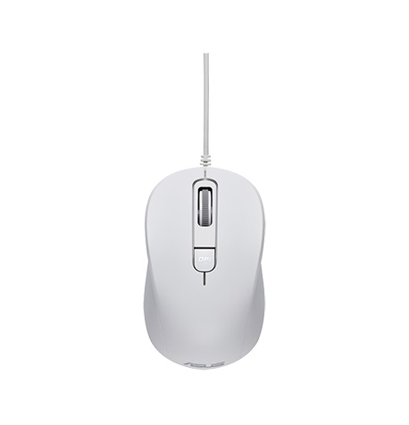 ASUS MOUSE OPTICAL MU101C Wired Blue Ray Mouse White ASUS MOUSE OPTICAL MU101C Wired Blue Ray Mouse White