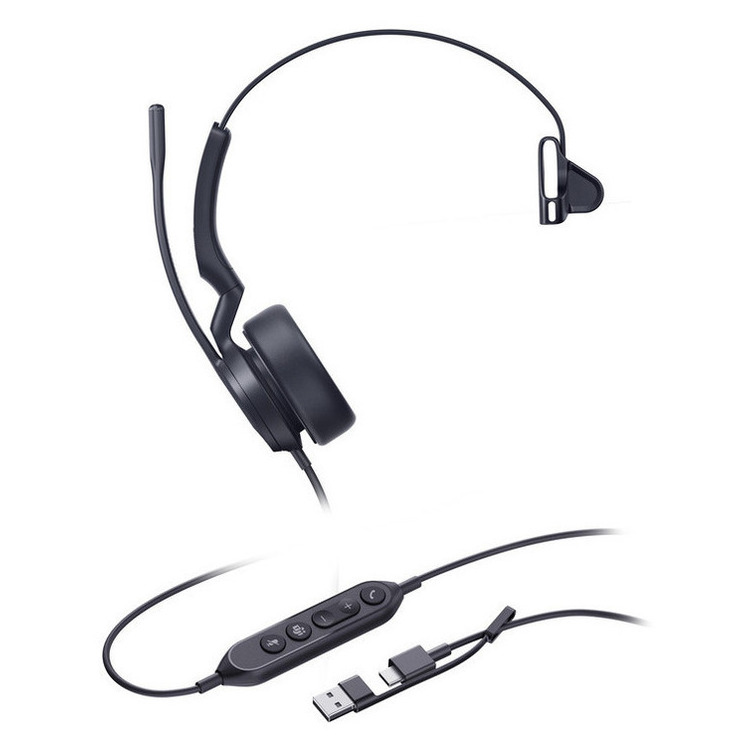 Yealink UH44 Mono USB-C/A wired headset