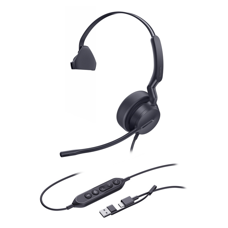 Yealink UH42 Mono USB-C/A wired headset (OKT-1308240)
