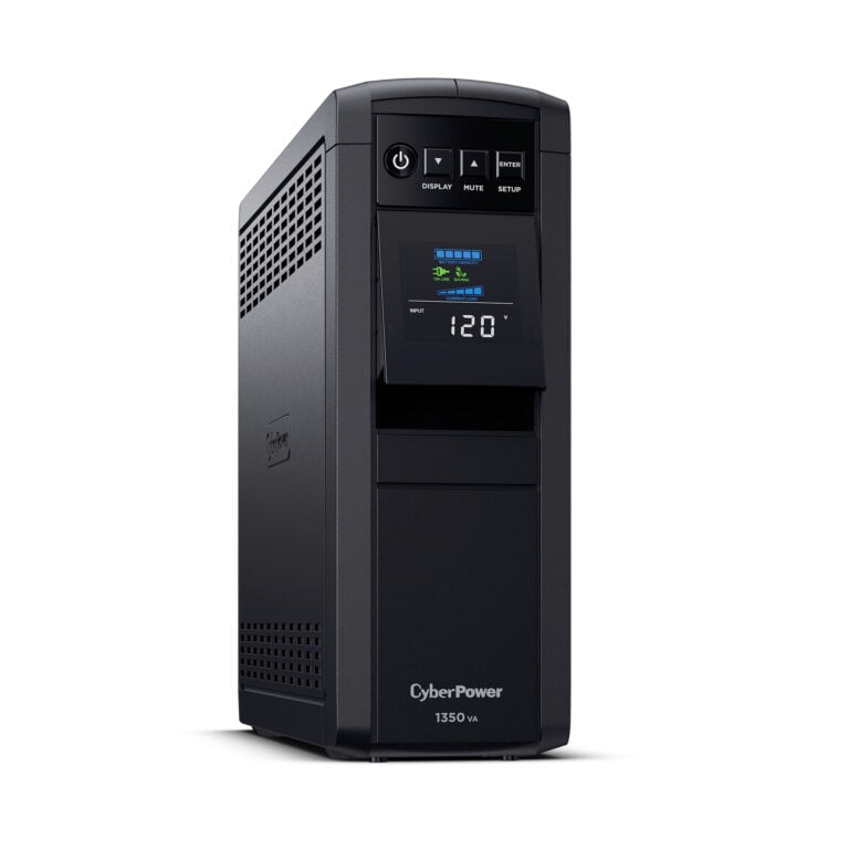 CYBERPOWER UPS Intelligent CP1600EPFCLCD Line Interactive APFC LCD 1600VA