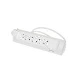 Legrand SurgeArrest 4 Outlets 1m Cable Corner White