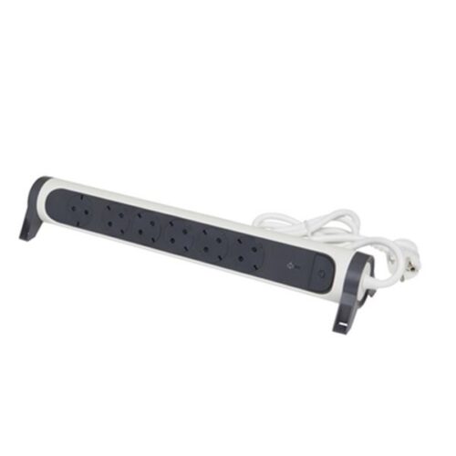 Legrand SurgeArrest 6 Outlets 1.5m Cable SPD Black/Grey Rotating Legrand SurgeArrest 6 Outlets 1.5m Cable SPD Black/Grey Rotating