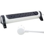 Legrand SurgeArrest 4 Outlets 1.5m Cable White/Grey Rotating