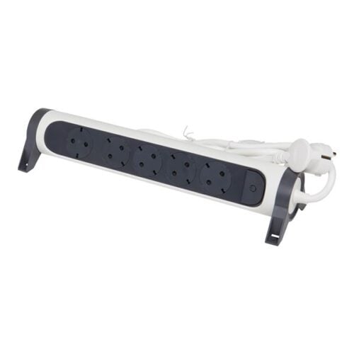 Legrand SurgeArrest 5 Outlets 1.5m Cable White/Grey Rotating Legrand SurgeArrest 5 Outlets 1.5m Cable White/Grey Rotating