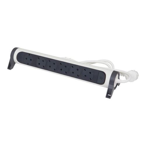 Legrand SurgeArrest 6 Outlets 1.5m Cable White/Grey Rotating Legrand SurgeArrest 6 Outlets 1.5m Cable White/Grey Rotating