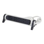 Legrand SurgeArrest 4 Outlets 3m Cable White/Grey Rotating