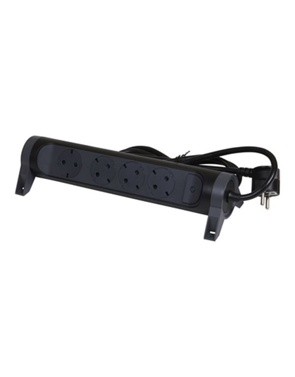 Legrand SurgeArrest 4 Outlets 3m Cable Black/Grey Rotating Legrand SurgeArrest 4 Outlets 3m Cable Black/Grey Rotating