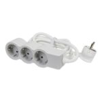 Legrand SurgeArrest 3 Outlets 1.5m Cable White/Grey