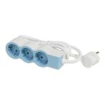 Legrand SurgeArrest 3 Outlets 1.5m Cable White/Blue