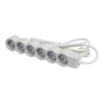 Legrand SurgeArrest 6 Outlets 1.5m Cable White/Grey
