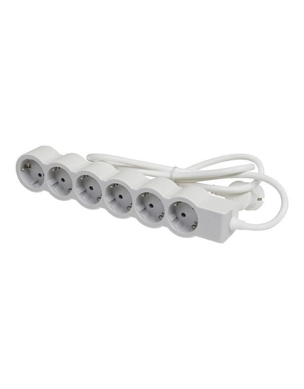 Legrand SurgeArrest 6 Outlets 1.5m Cable White/Grey Legrand SurgeArrest 6 Outlets 1.5m Cable White/Grey