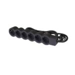 Legrand SurgeArrest 6 Outlets 1.5m Cable Black/Grey