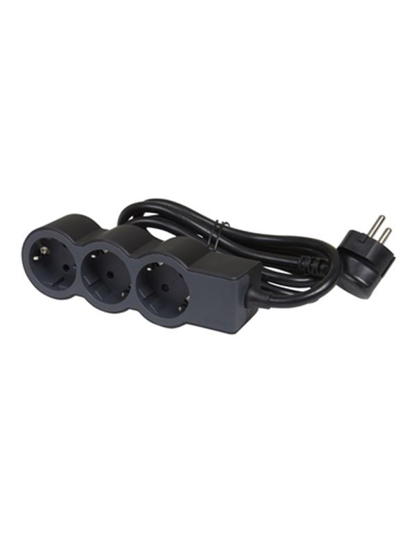 Legrand SurgeArrest 3 Outlets 3m Cable Black/Grey Legrand SurgeArrest 3 Outlets 3m Cable Black/Grey