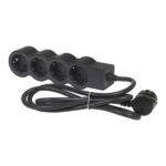 Legrand SurgeArrest 4 Outlets 3m Cable Black/Grey