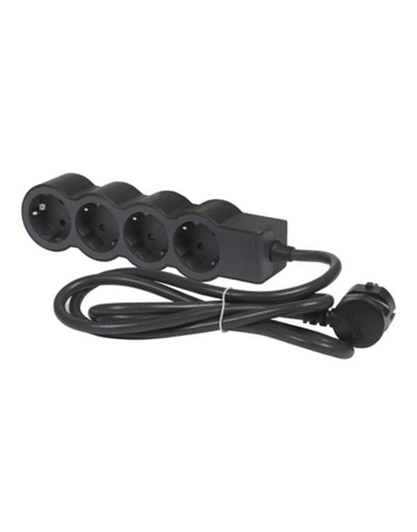Legrand SurgeArrest 4 Outlets 3m Cable Black/Grey Legrand SurgeArrest 4 Outlets 3m Cable Black/Grey