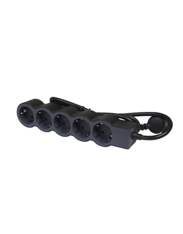 Legrand SurgeArrest 5 Outlets 3m Cable Black/Grey Legrand SurgeArrest 5 Outlets 3m Cable Black/Grey