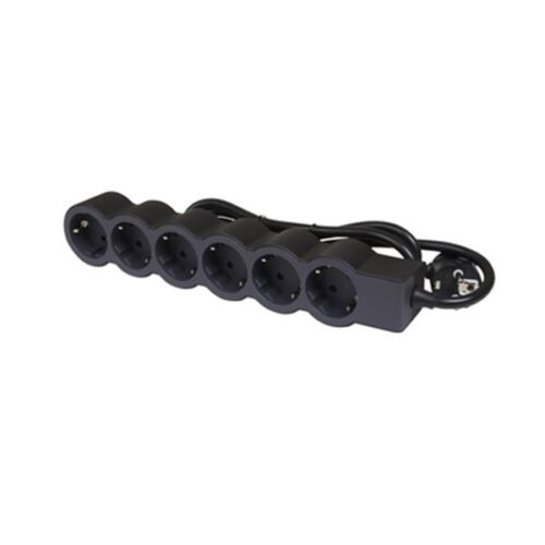 Legrand SurgeArrest 6 Outlets 3m Cable Black/Grey Legrand SurgeArrest 6 Outlets 3m Cable Black/Grey