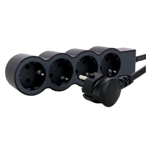 Legrand SurgeArrest 4 Outlets 5m Cable Black/Grey