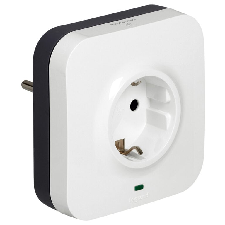 Legrand SurgeArrest 1 Outlet White 2x RJ45