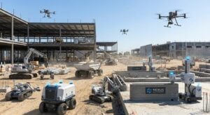 Αυτόνομα ρομπότ κατασκευών από την TWO DOTS βελτιώνουν την automation σε data centers.
