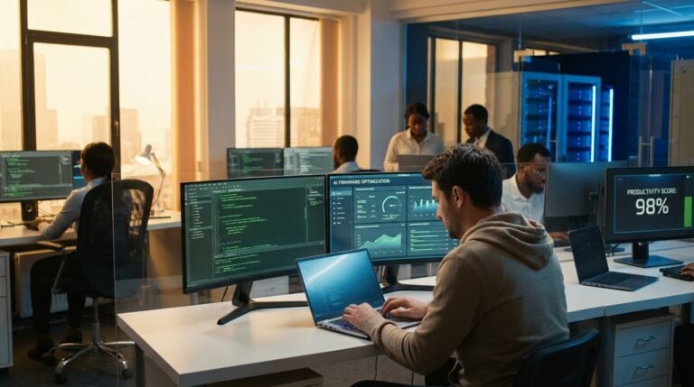 Ένας μηχανικός firmware χρησιμοποιεί εργαλεία τεχνητής νοημοσύνης της TWO DOTS για αυξημένη παραγωγικότητα.