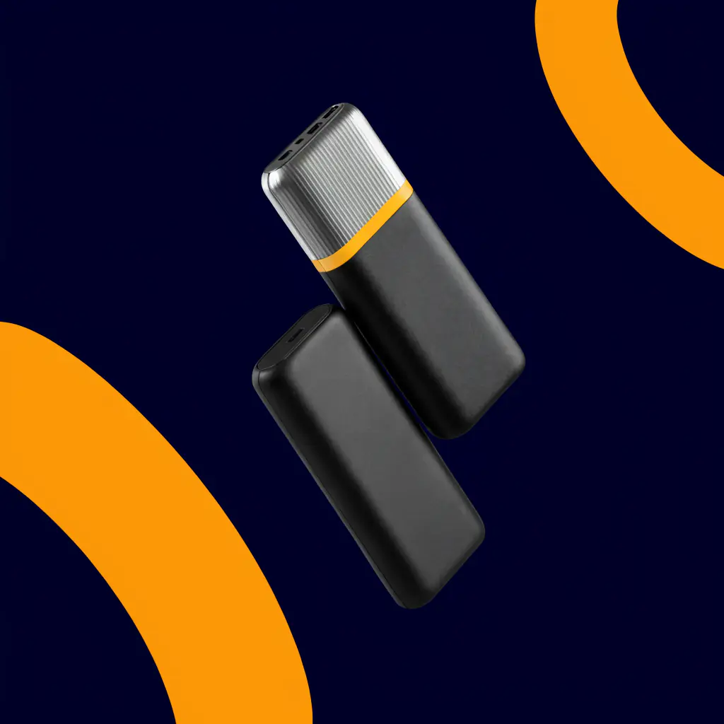 twodots-recraft-powerbank Anker Powerbank Essential 10K mAh, 30W max power, Built-In USB-C Cable, Black