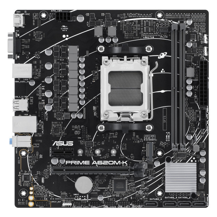ASUS PRIME A620M-K AM5 mATX DDR5 motherboard