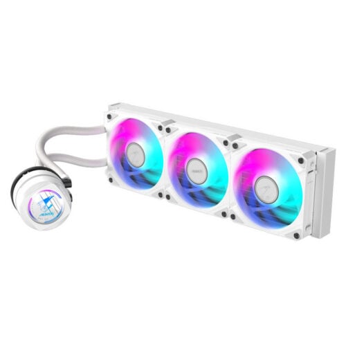 GIGABYTE CPU Cooler Liquid Cooler AORUS WATERFORCE II ICE 360 ARGB Sync 3 x 120mm (image 2)